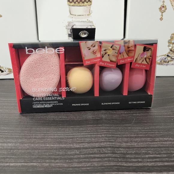 Bebe 4 Step Facial Care Essentials Set New - Picture 1 of 4